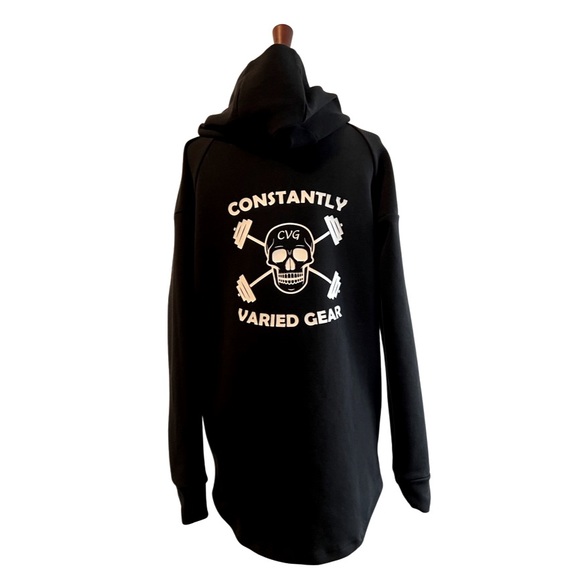 Constantly Varied Gear CVG Hooded Skull & Crossbones Jacket, size small - Picture 4 of 9